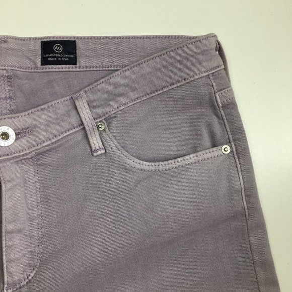 AG ADRIANO GOLDSCHMIED 5 Pocket Purple The Legging Super Skinny Ankle Jeans - Picture 6 of 13
